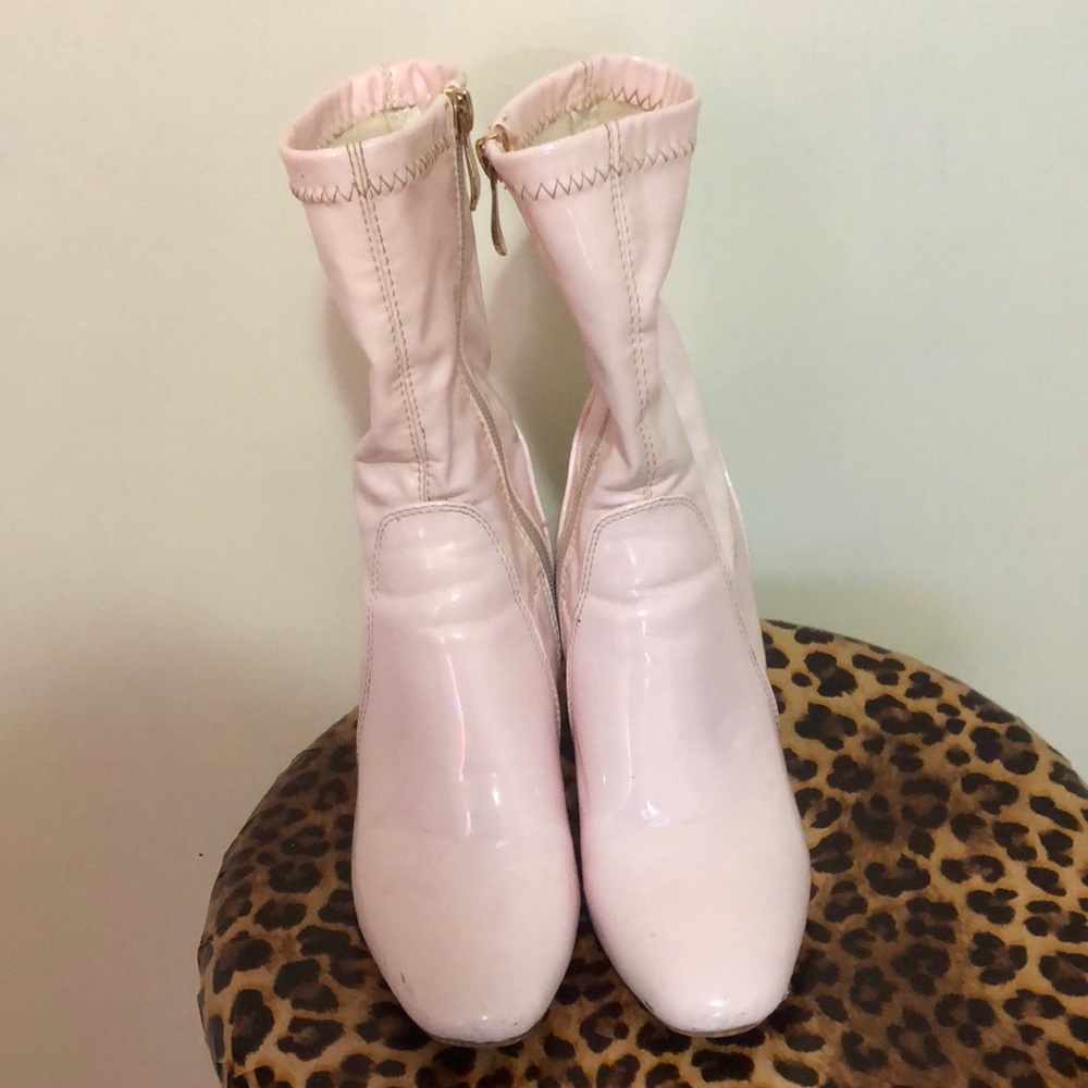 Pink boots